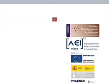 Tablet Screenshot of clustermc.es